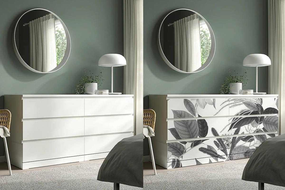 Cómo tunear cómoda Malm de Ikea