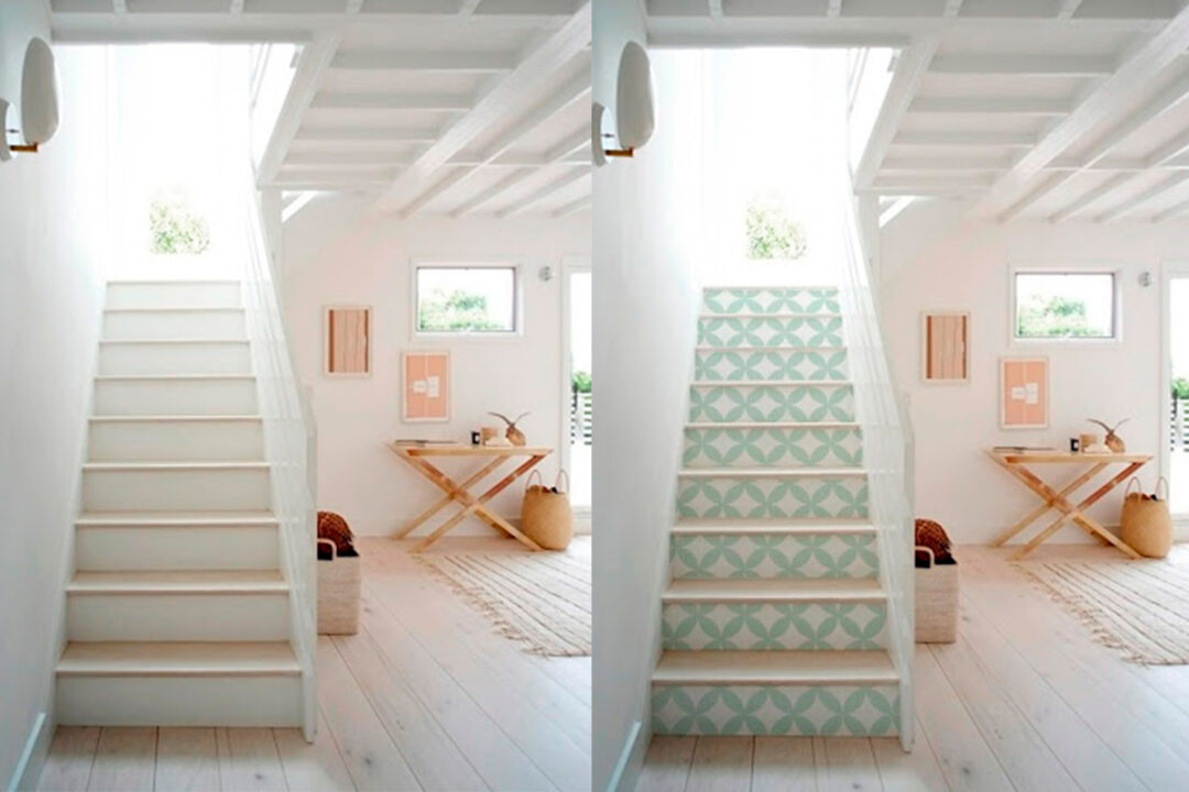 Forrar escaleras vinilo